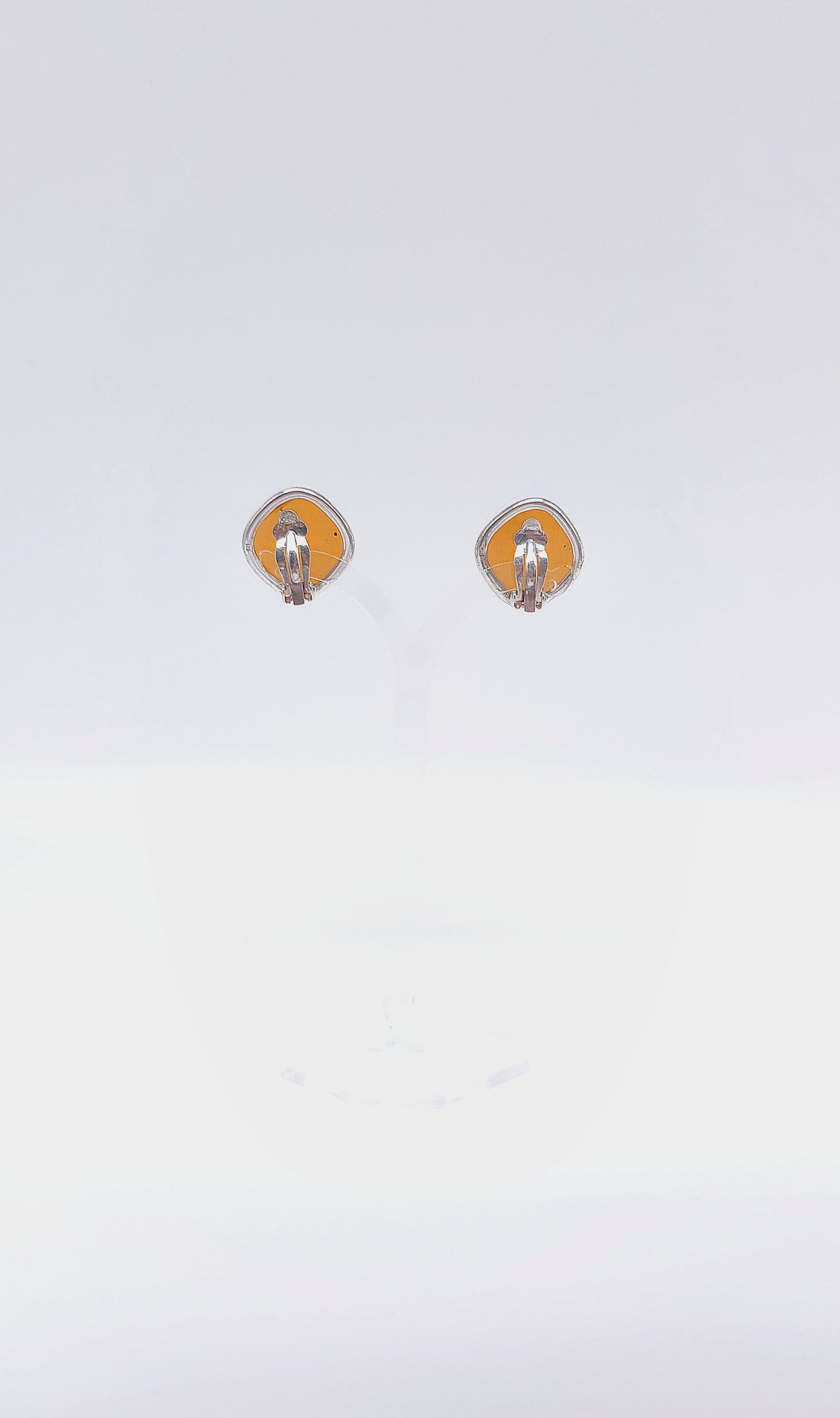 Ohrringe ohne Ohrlöcher – Bernstein-Clips in elegantem Design