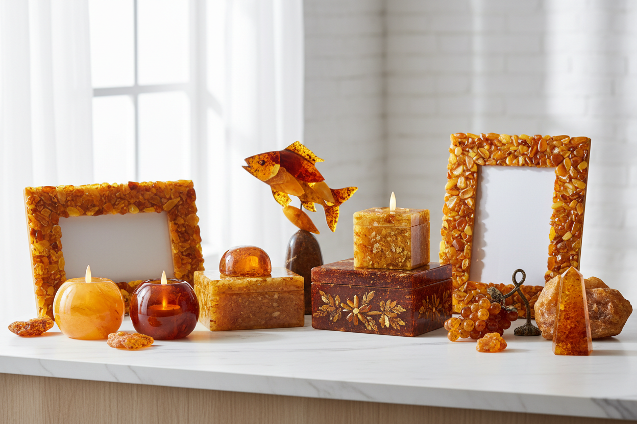 Bernstein Wohndekoration