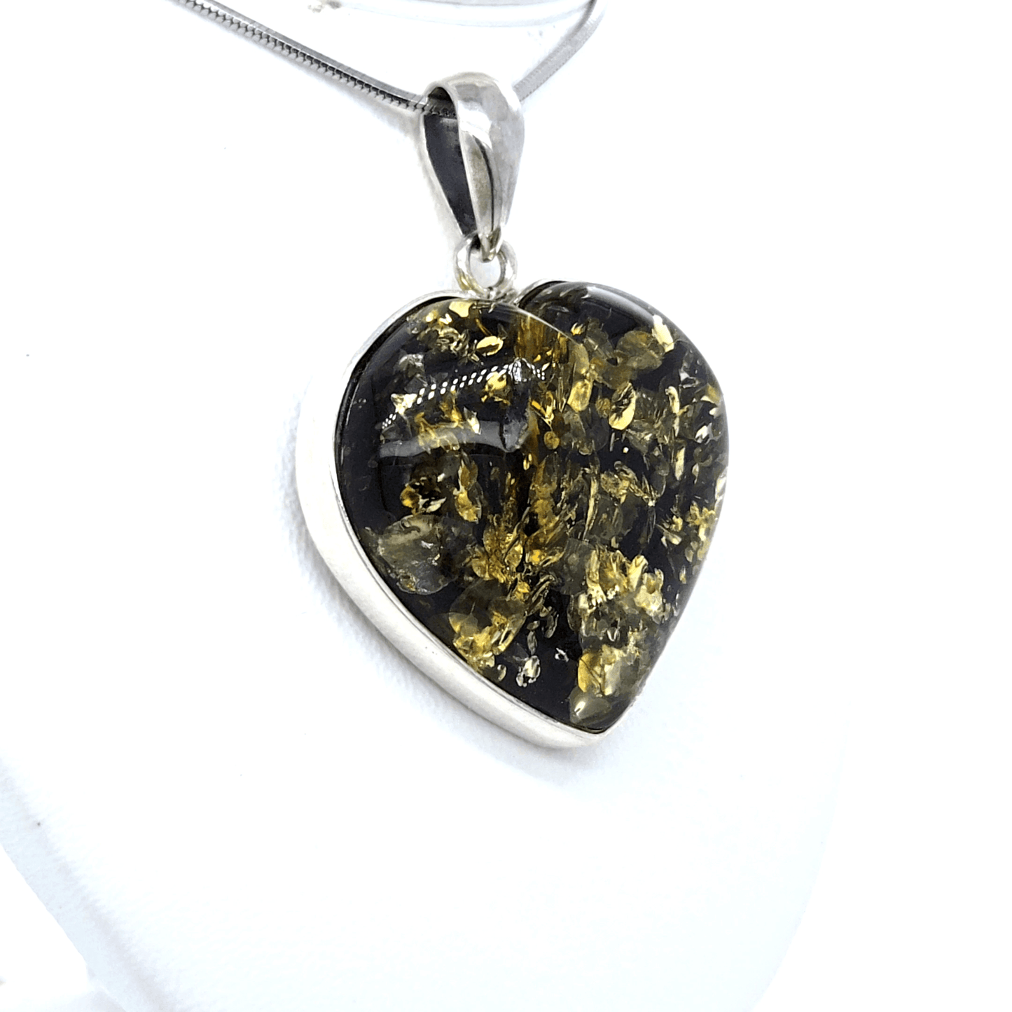 Echte Baltische barnsten hart sieraden voor dames
