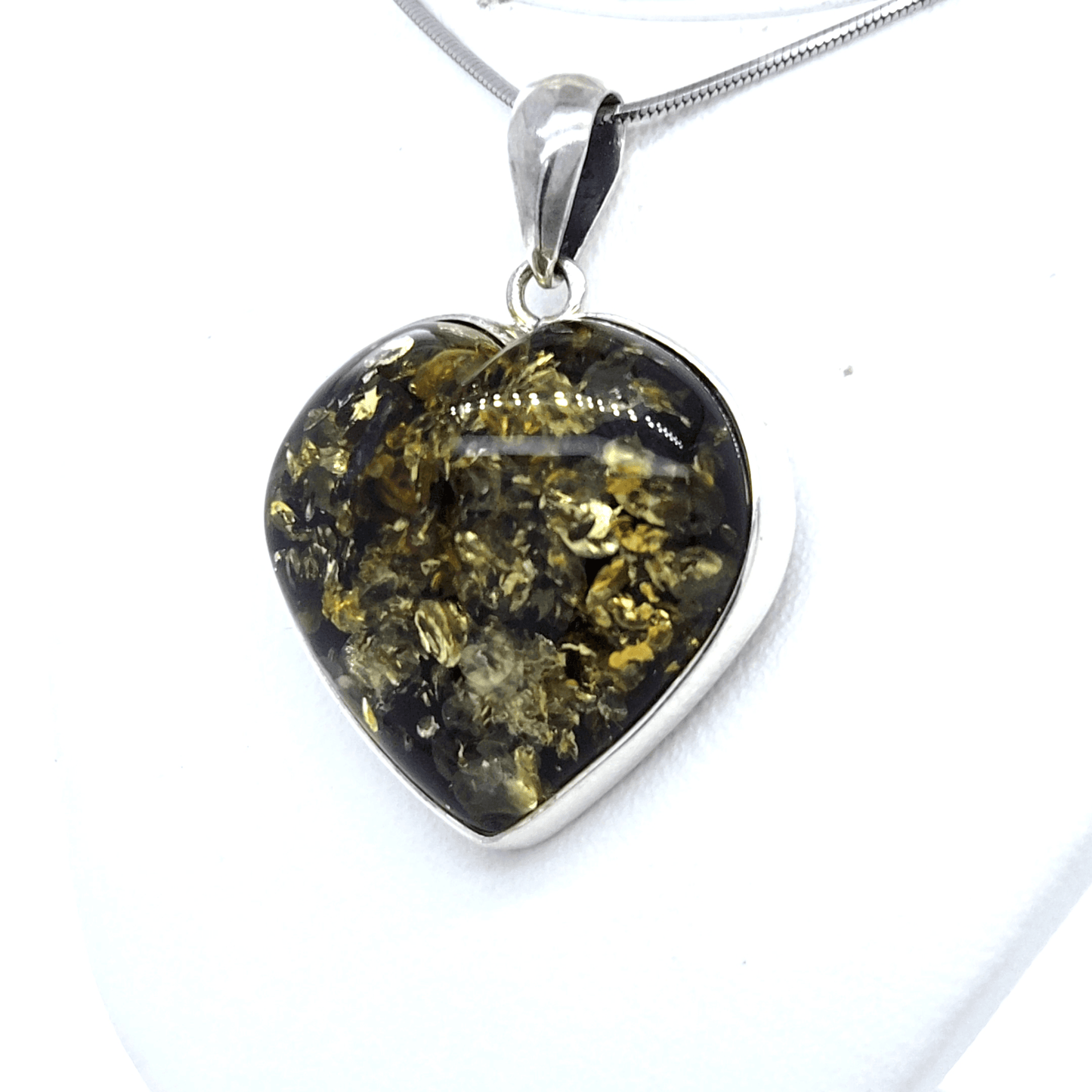 Echte Baltische barnsten hart sieraden voor dames