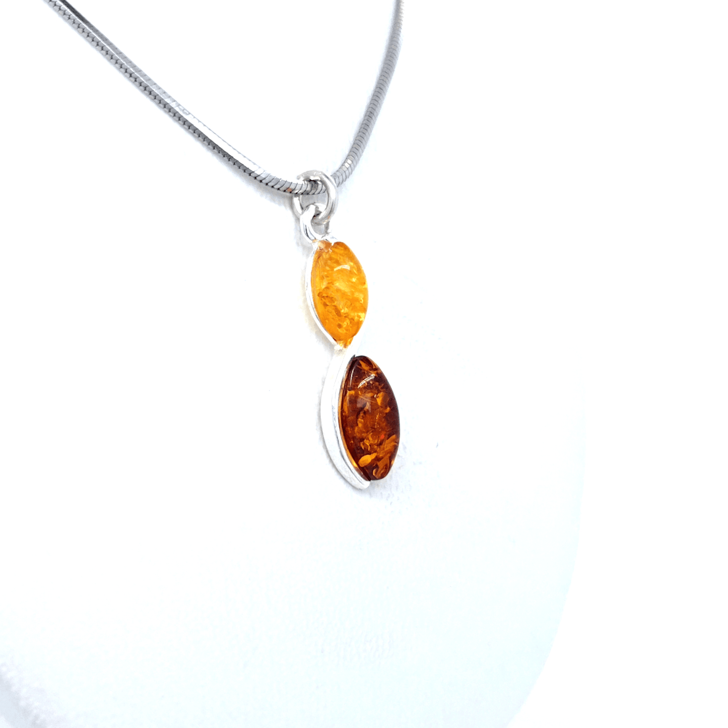 Baltic Sea Amber Pendant for Women, Delicate