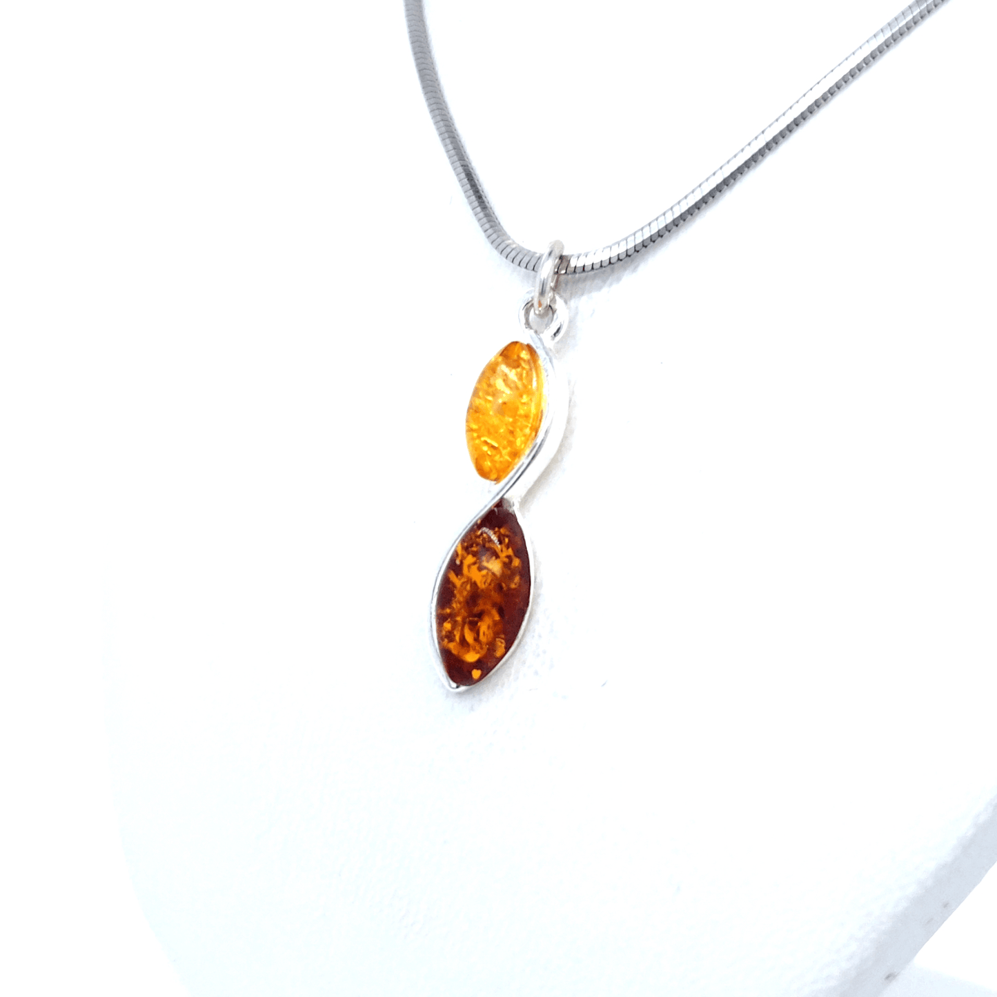 Baltic Sea Amber Pendant for Women, Delicate