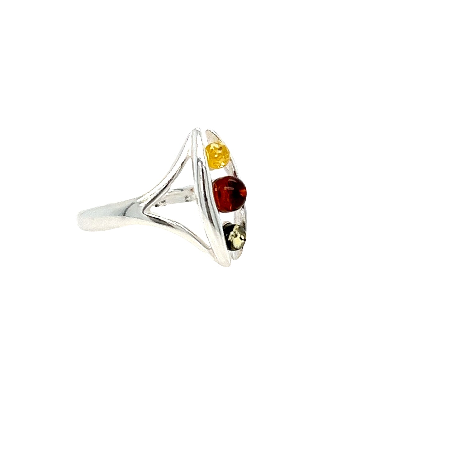Feiner Damenring 1 cm breit Silber