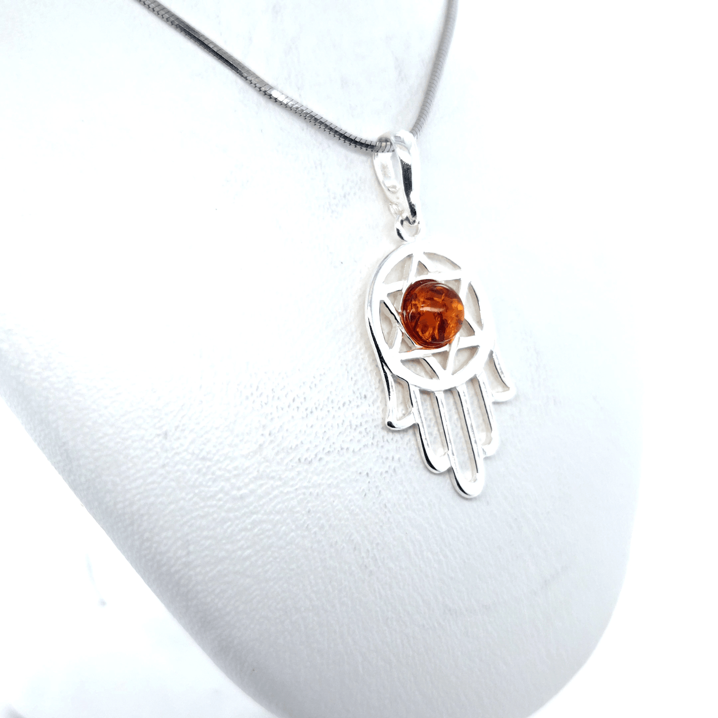 Schutzsymbol Anhänger Hand der Fatima Silber