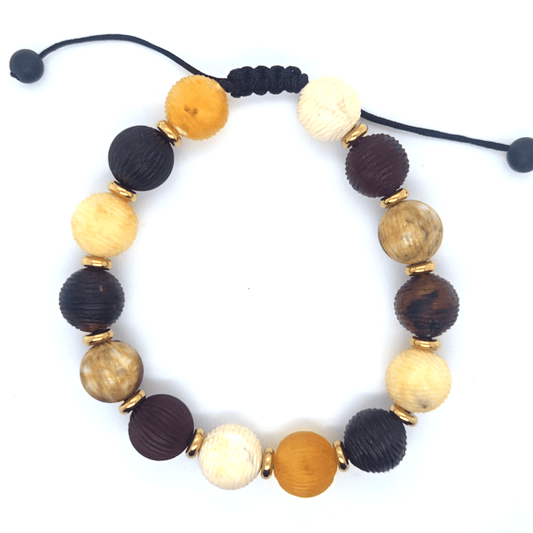 Exklusives Unisex Bernstein-Armband – Handgeflochten & verstellbar (16-20 cm)