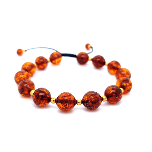 Baltische barnsteen armband unisex elegant