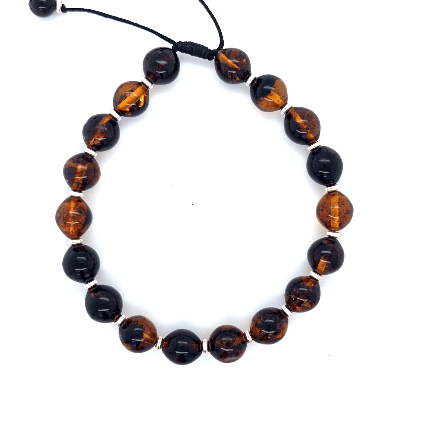 Unisex Bracelet Made of Genuine Baltic Amber