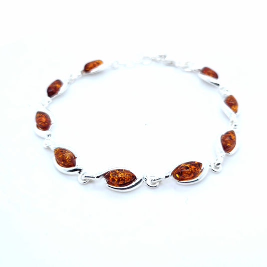 Minimalistisches Bernstein-Armband für jeden Tag