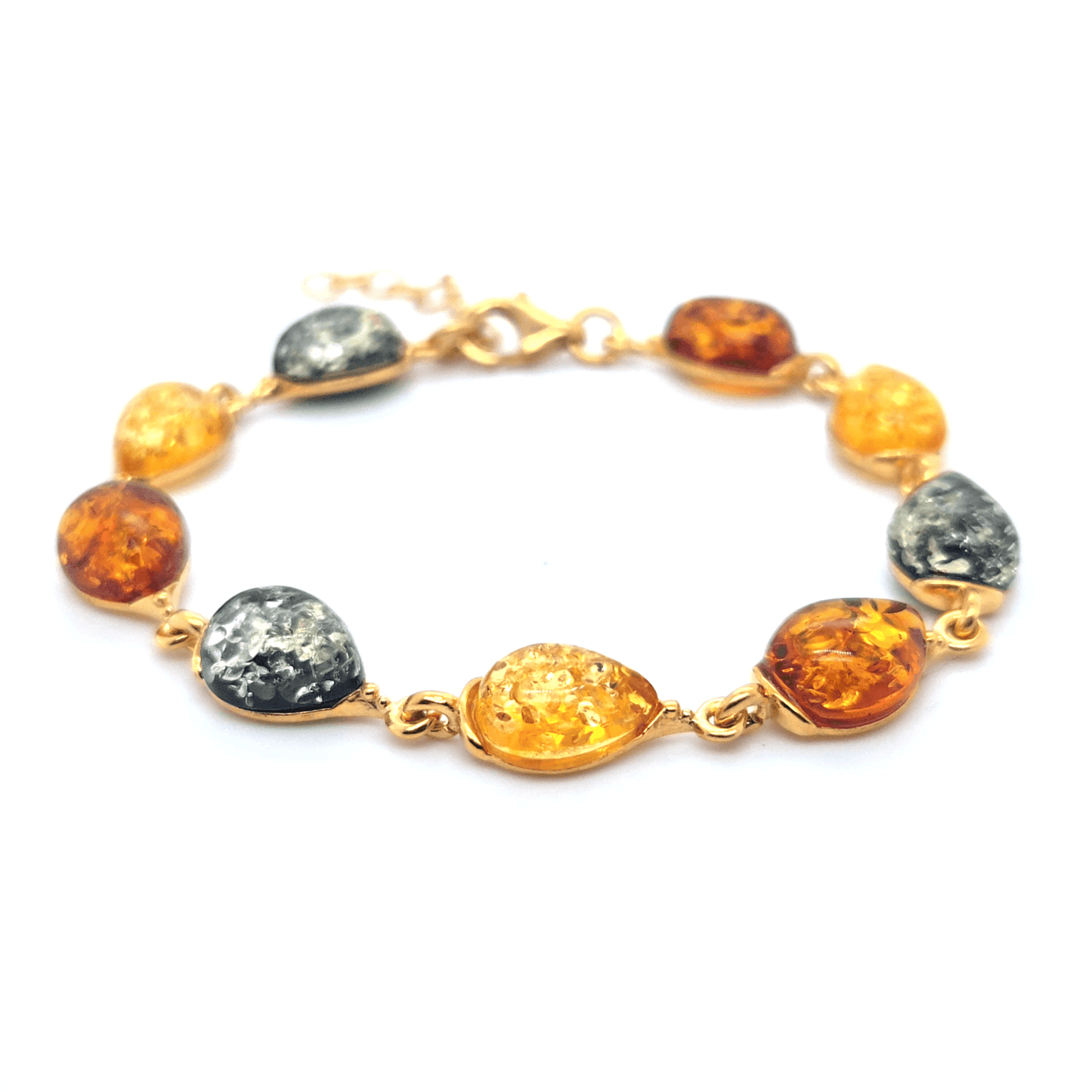 Vergulde barnsteen armband – Elegante sieraden van Baltisch barnsteen