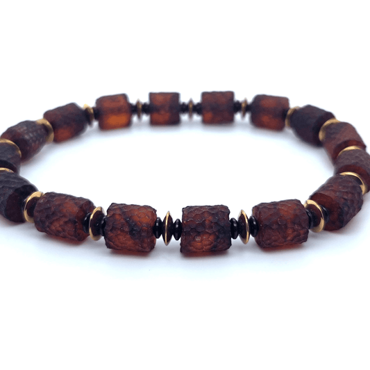 Modernes Unisex Armband mit baltischem Bernstein