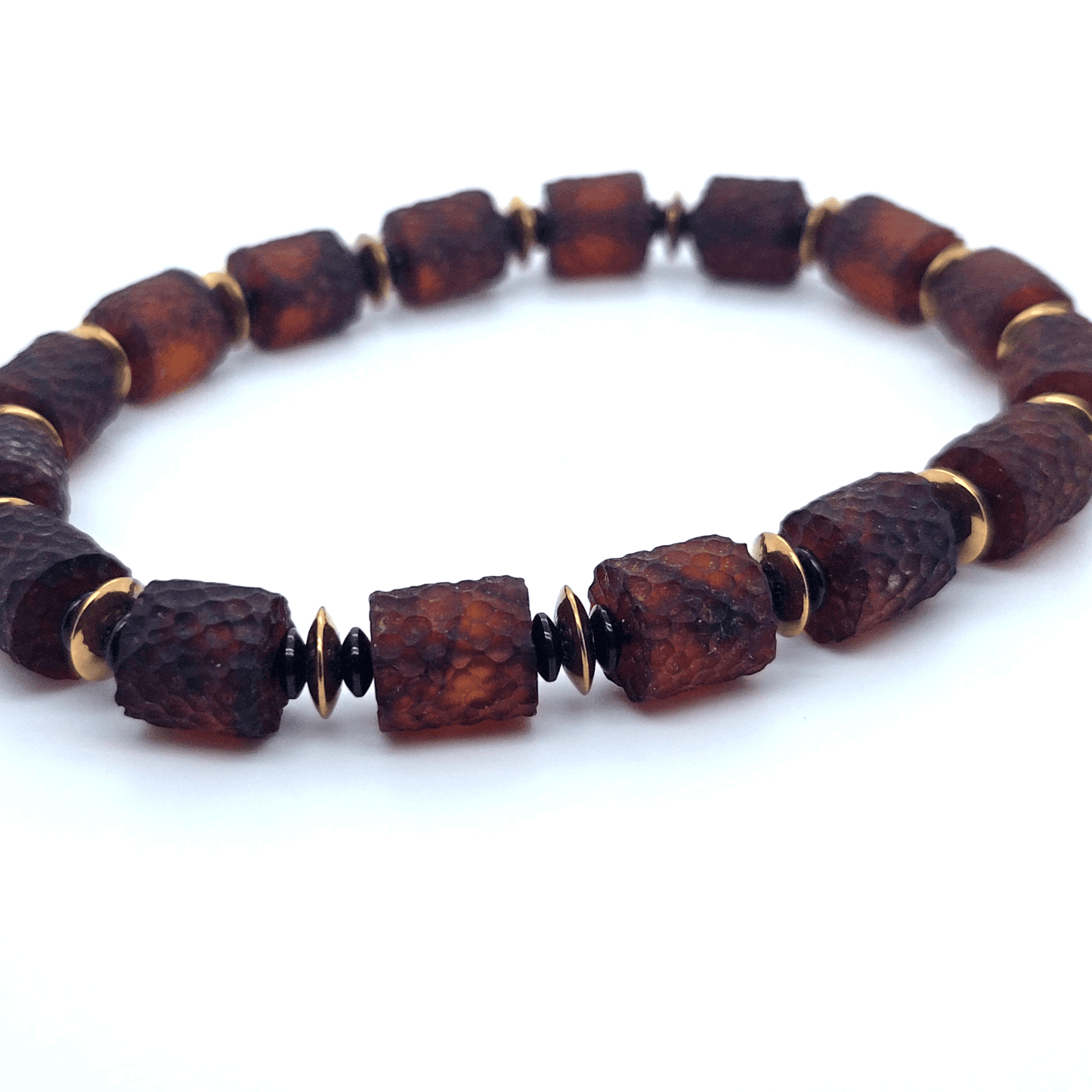 Modernes Unisex Armband mit baltischem Bernstein