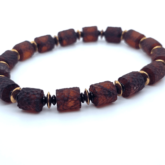 Modernes Unisex Armband mit baltischem Bernstein