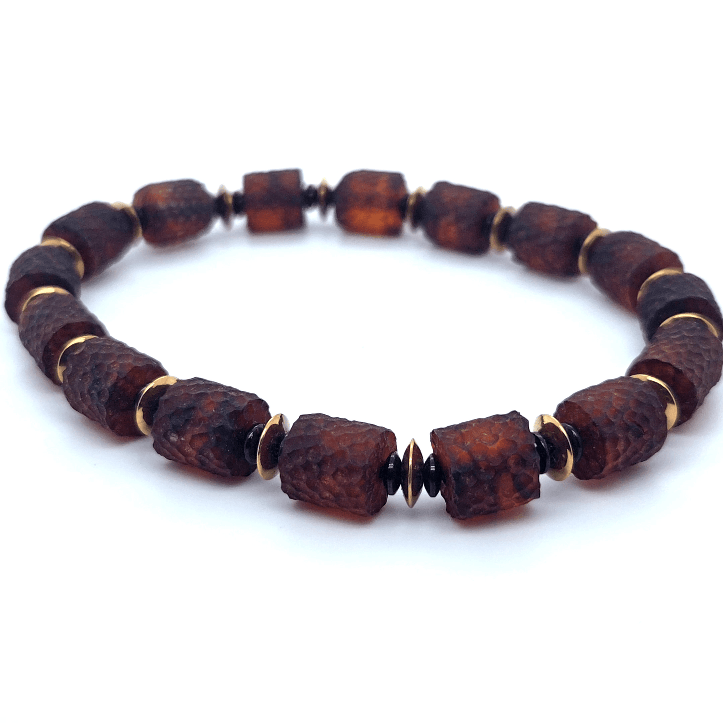 Modernes Unisex Armband mit baltischem Bernstein