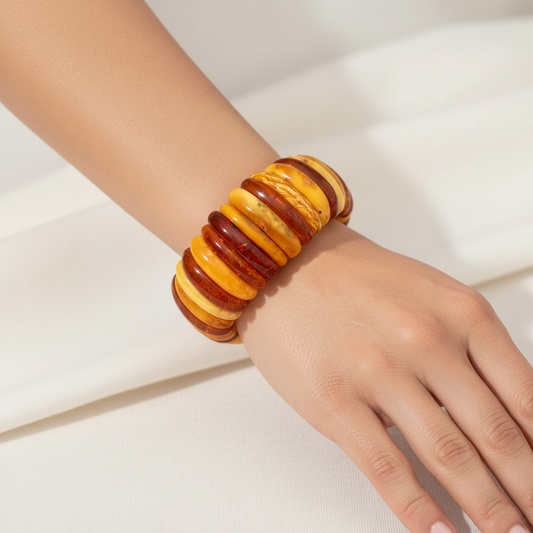 Exclusieve Barnstenen Armband – Een vleugje luxe