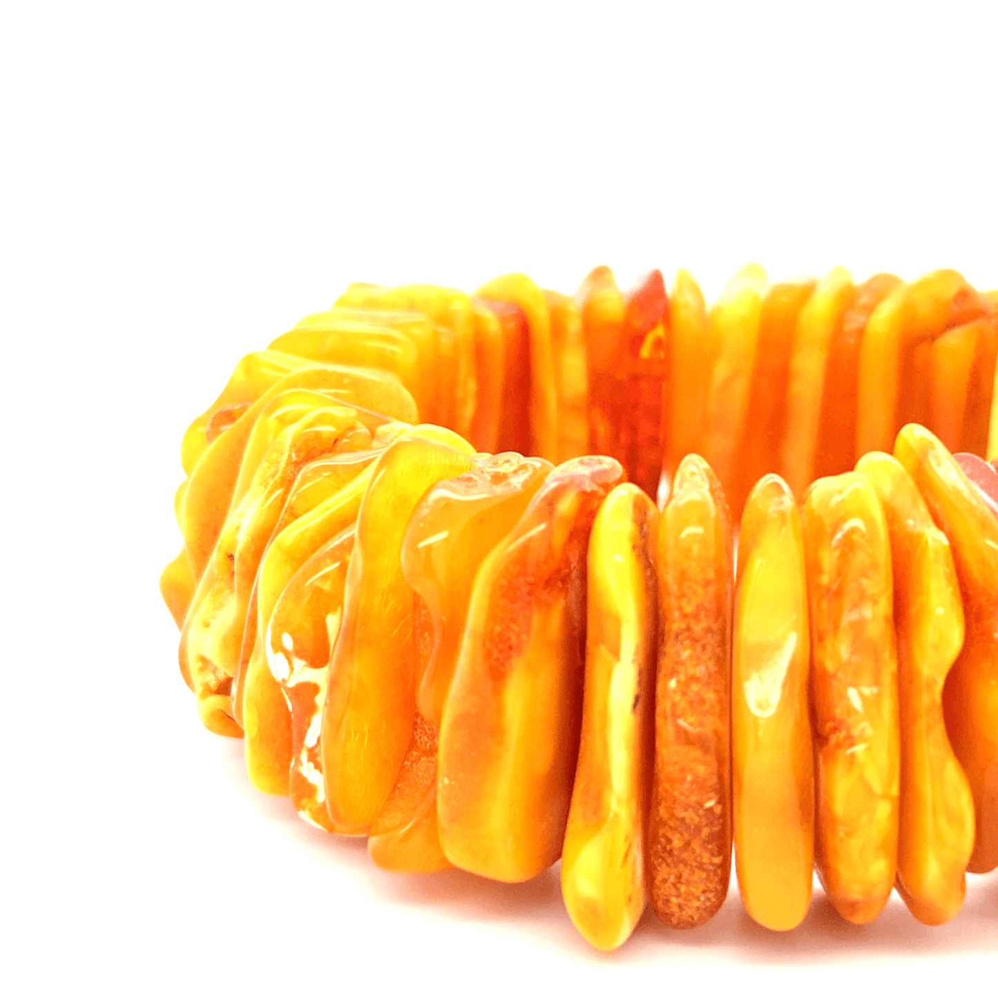 Natural Amber Bracelet yellow elegant
