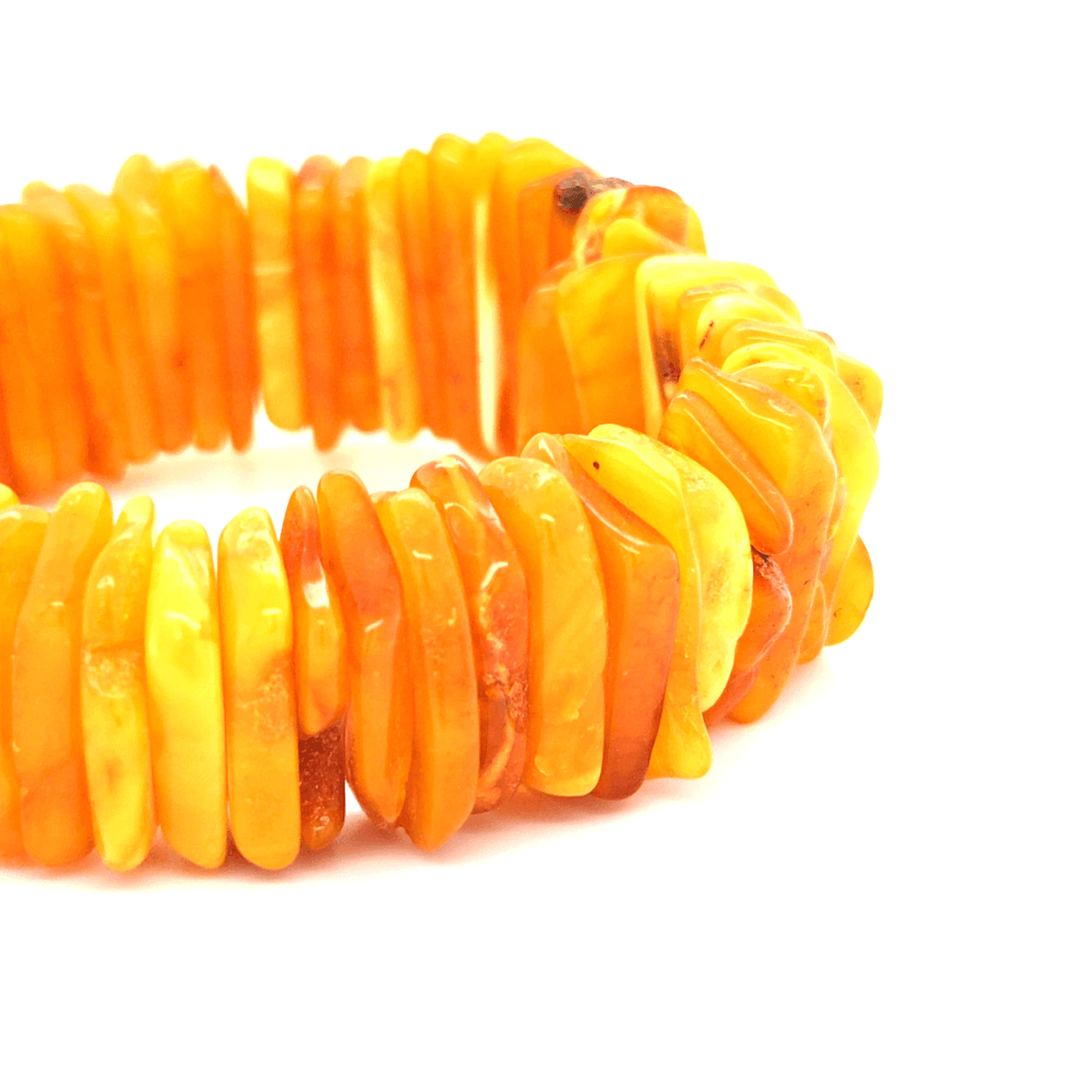 Natural Amber Bracelet yellow elegant