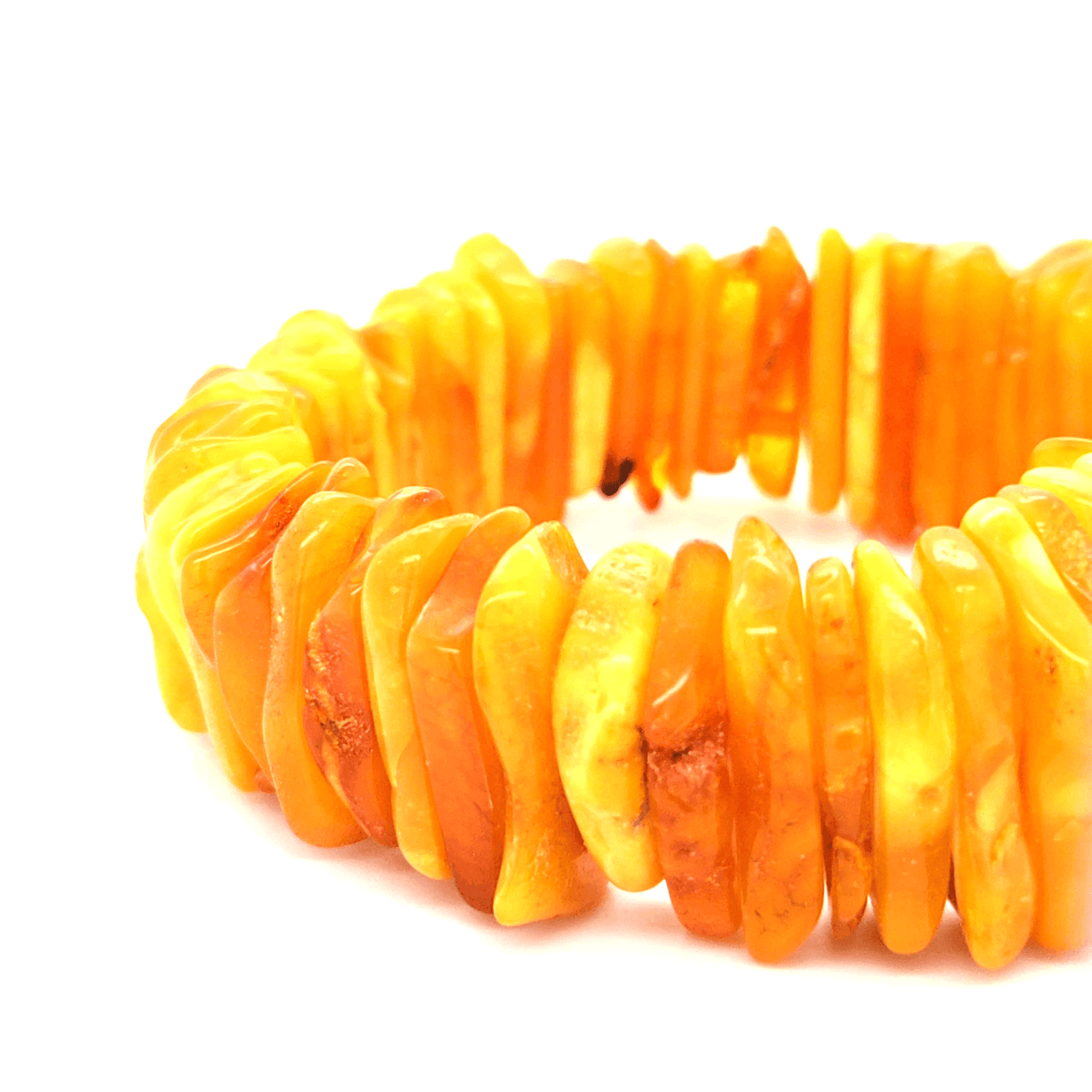 Natural Amber Bracelet yellow elegant