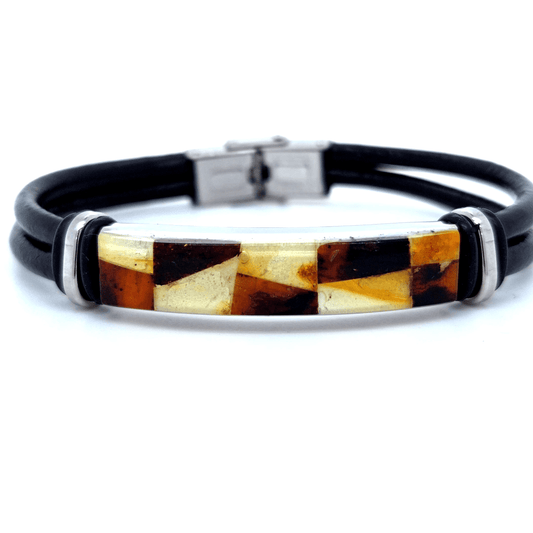 Natural amber bracelet – gift for men &amp; women