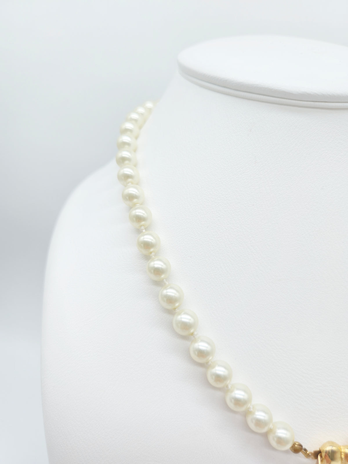 Zuchtperlenkette mit Schleifen-Verschluss – elegantes Perlencollier für Damen