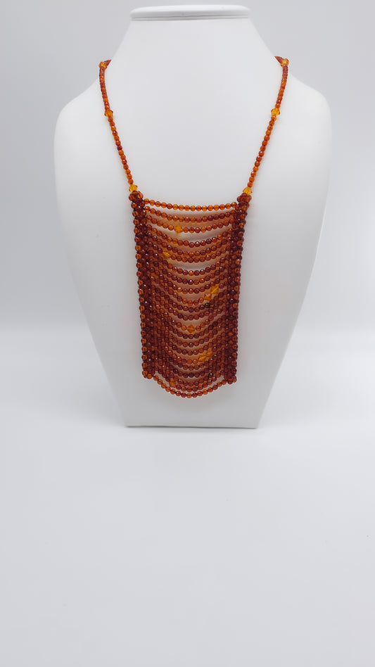 Flowing amber cascade