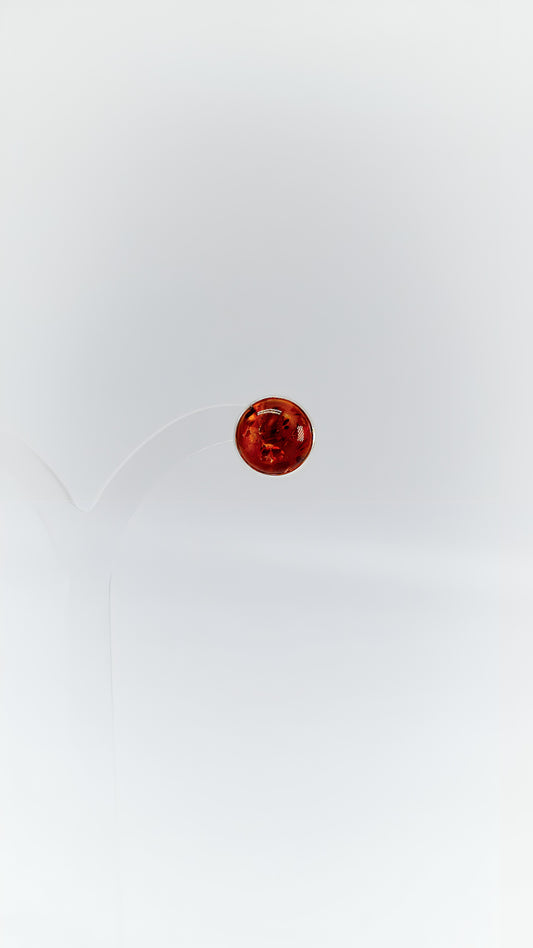 Warmer Glanz – Ohrstecker mit klassischem Bernstein