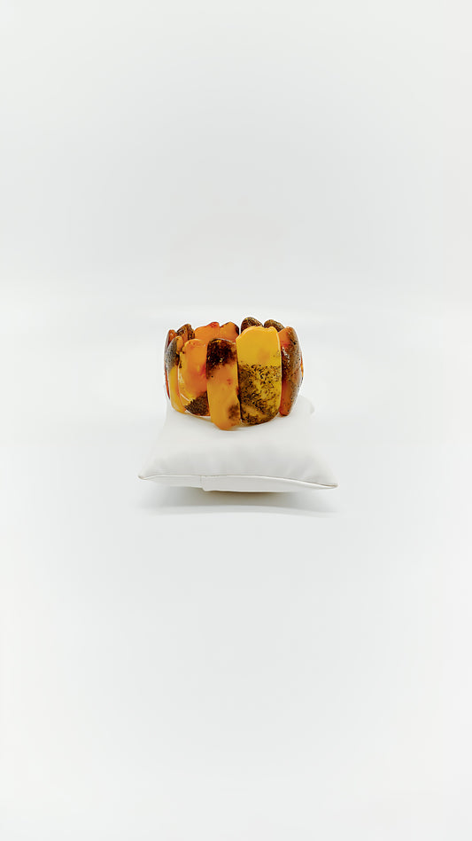 Unique amber splendor for your wrist