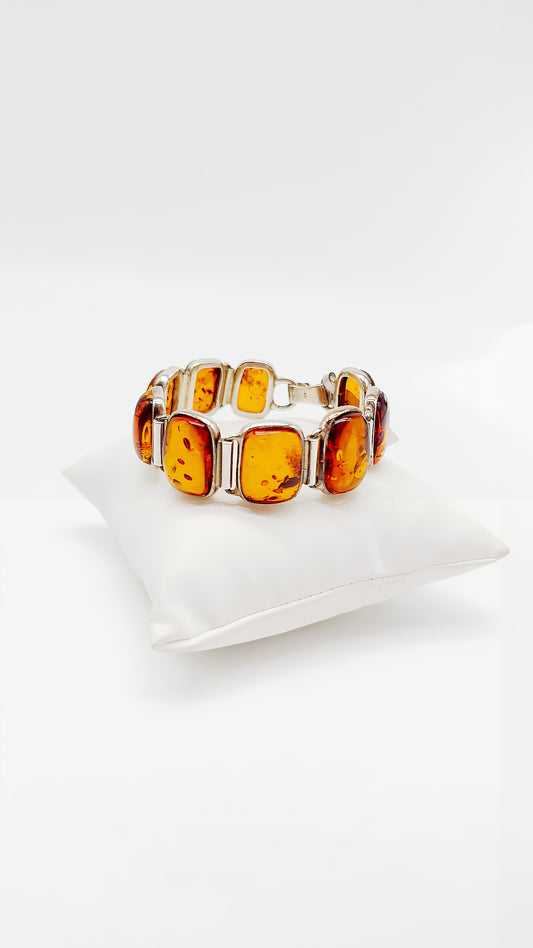 Stilvoller Bernstein-Armreif – Hochwertiger Schmuck mit Naturstein