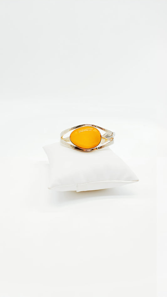 Amber beauty set in silver