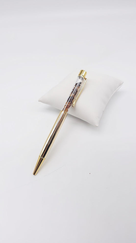Stift mit Bernsteindesign für besondere Momente