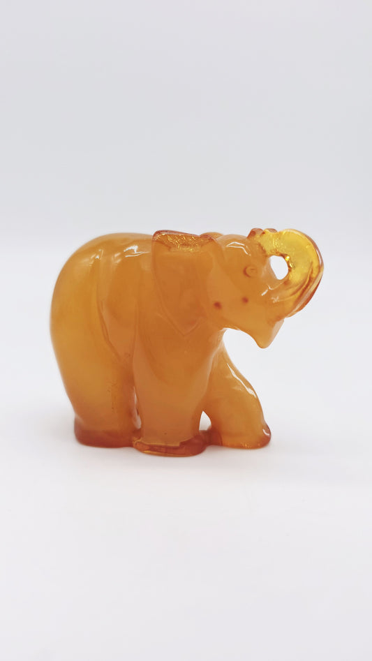 Elefant Bernstein – Glücksbringer & Dekoration