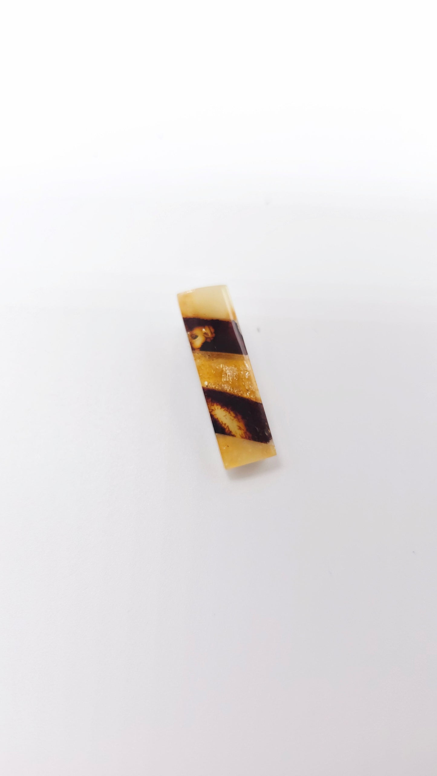 Bernstein Haarschmuck rechteckige Haarklammer Geschenkidee