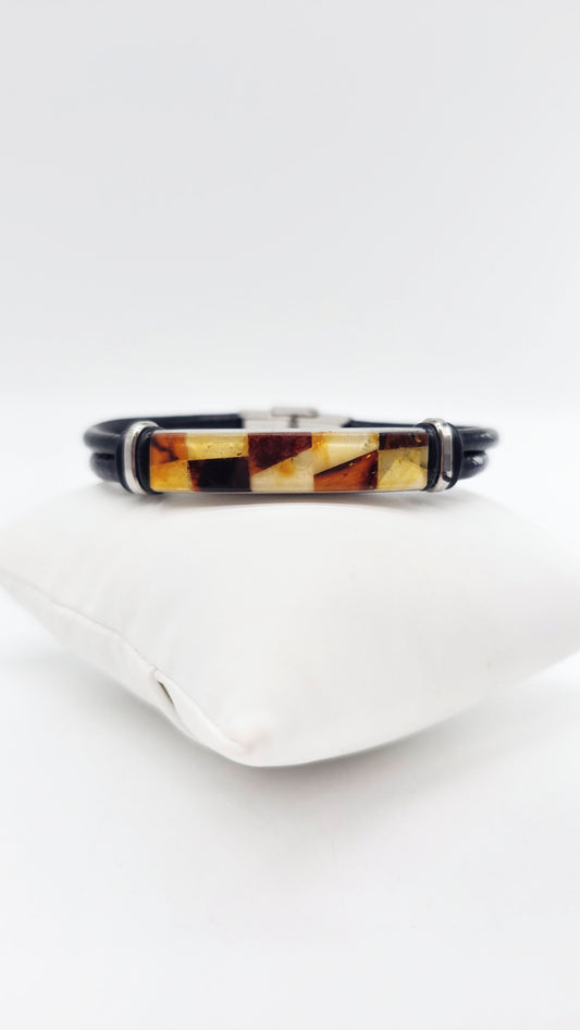 Naturbernstein Armband – Geschenk für Männer & Damen