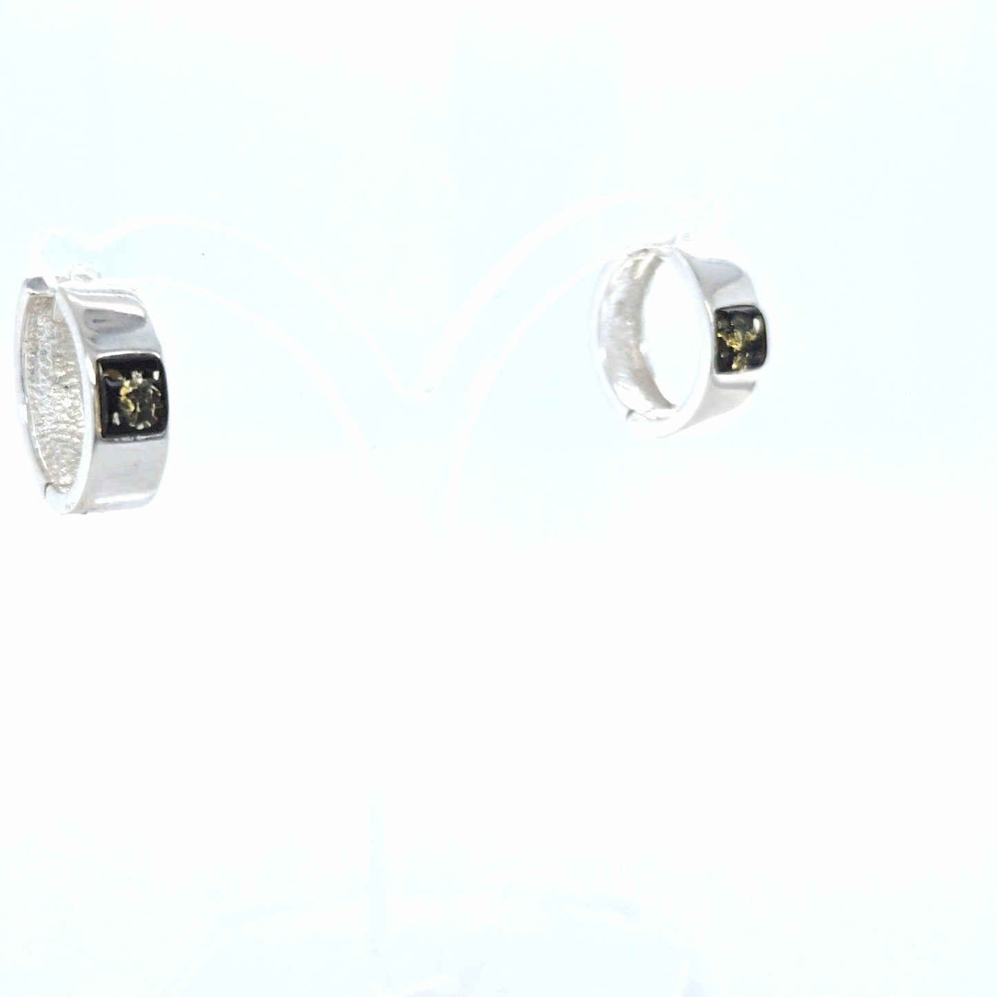 Bernstein-Creolen – Hochwertiger Ohrschmuck, 925er Silber