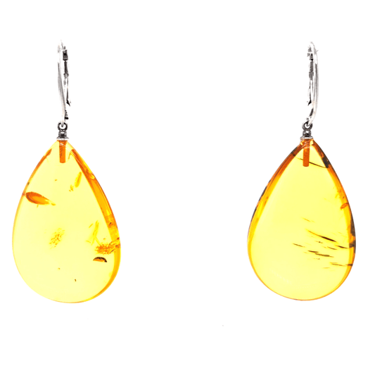 Ostsee Bernstein Ohrhänger Silber