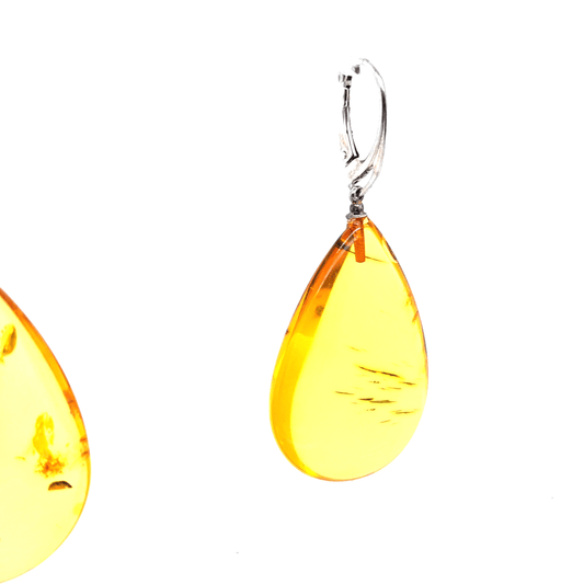 Ostsee Bernstein Ohrhänger Silber