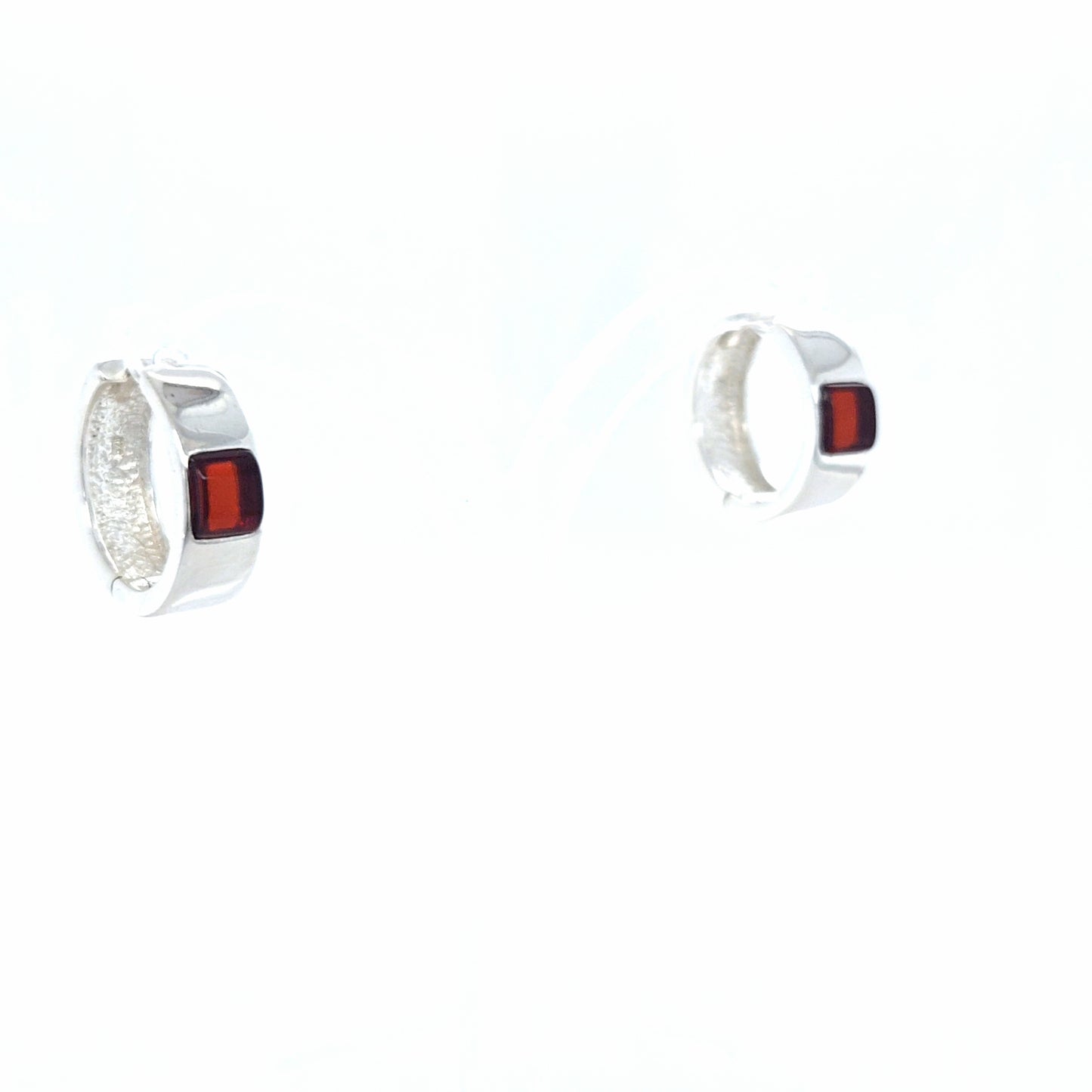 Bernstein-Creolen – Hochwertiger Ohrschmuck, 925er Silber
