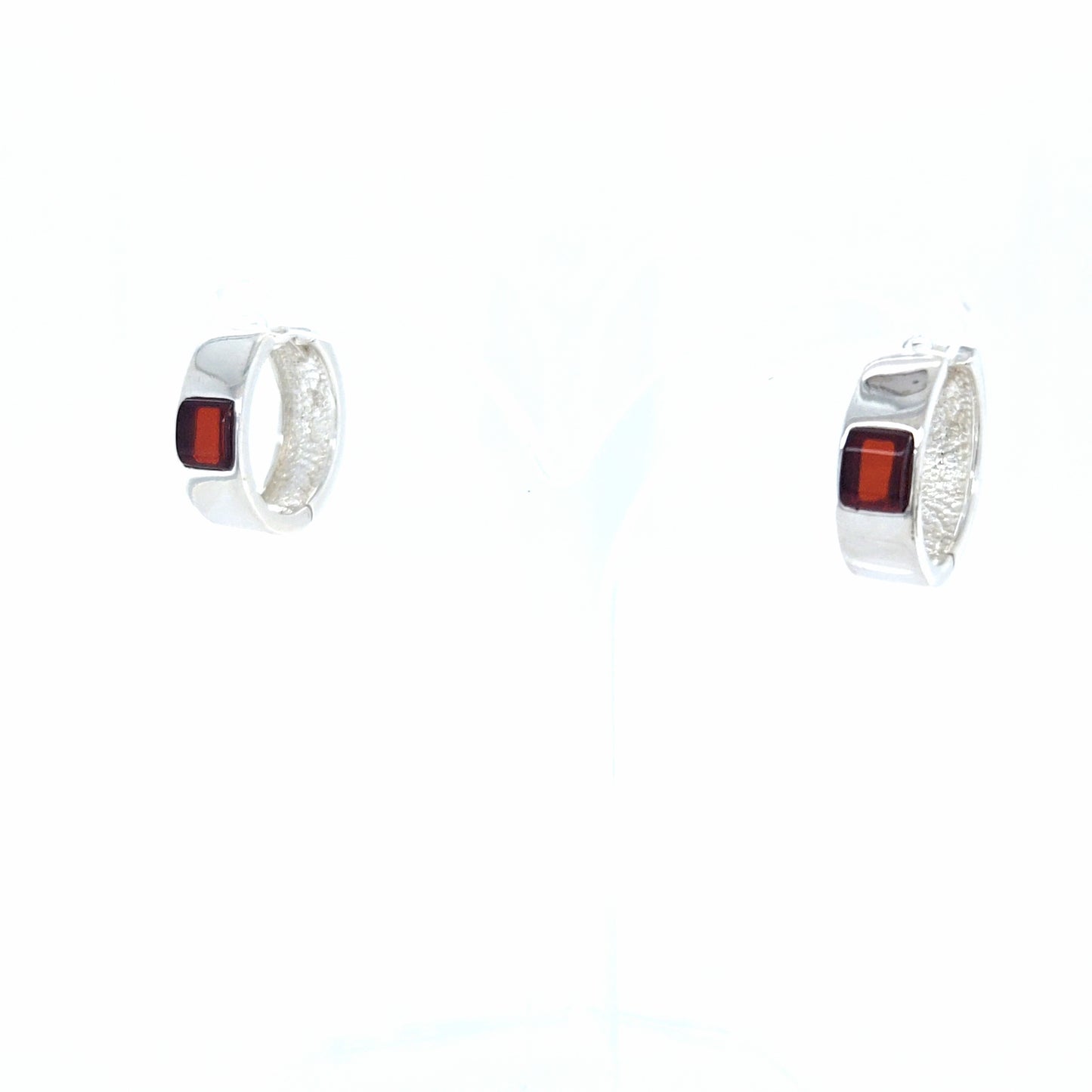 Bernstein-Creolen – Hochwertiger Ohrschmuck, 925er Silber