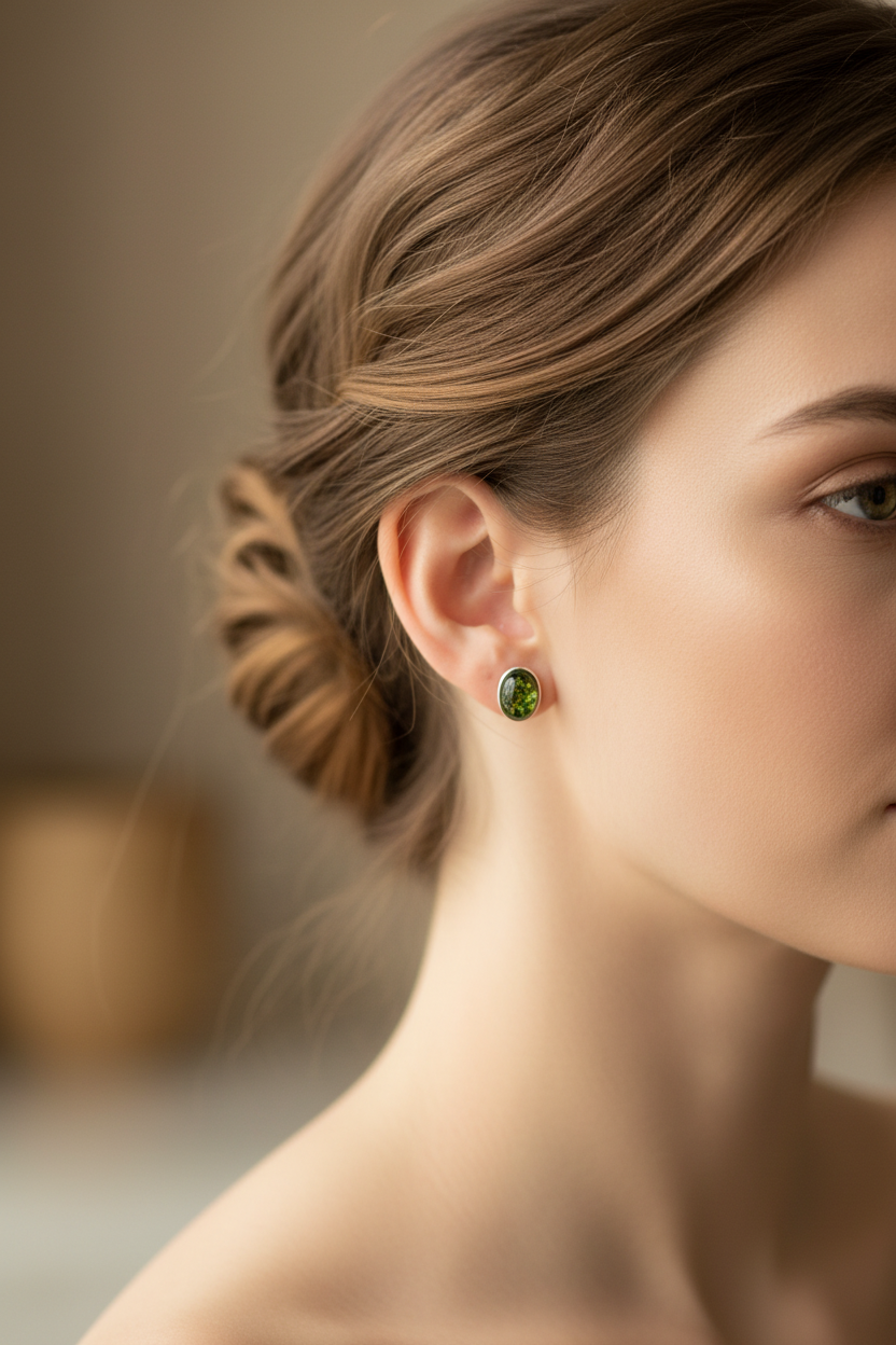 Silver Stud Earrings