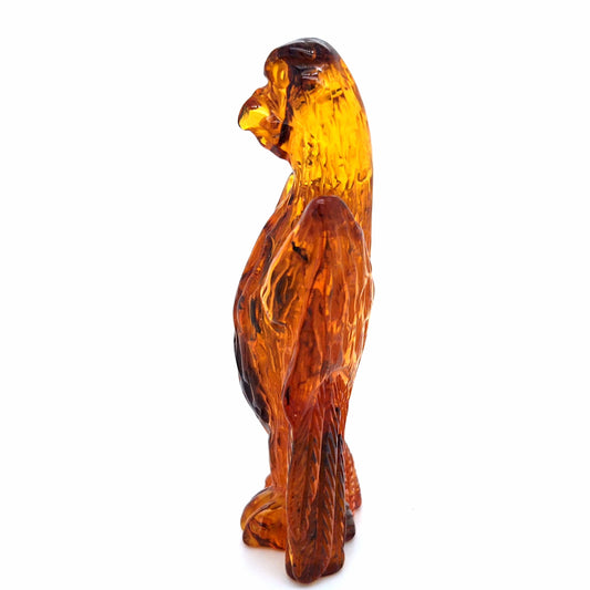 Wunderschöne Bernstein-Skulptur: Adler aus echtem Naturbernstein