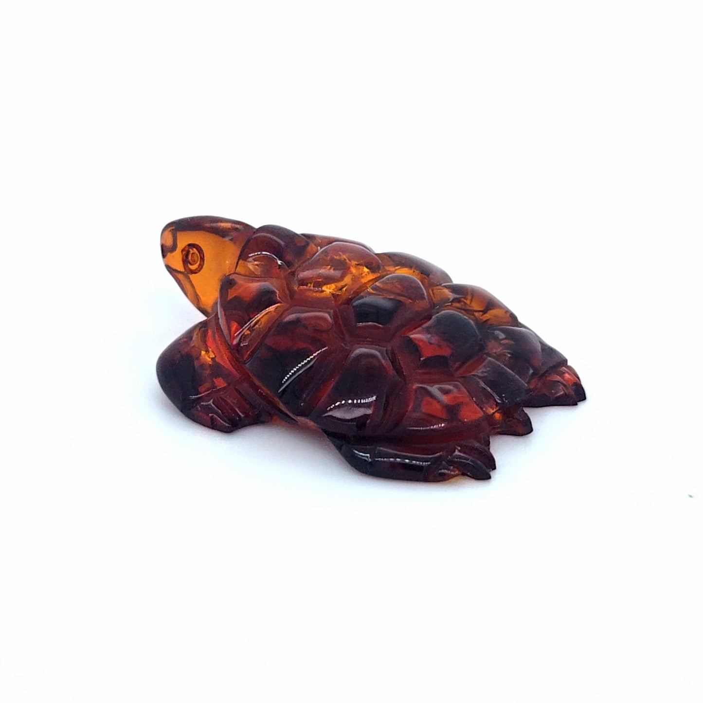 Schildkröten-Figur aus Naturbernstein – Schönes Sammlerstück