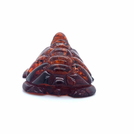 Edle Schildkröten-Figur aus echtem Baltischem Bernstein