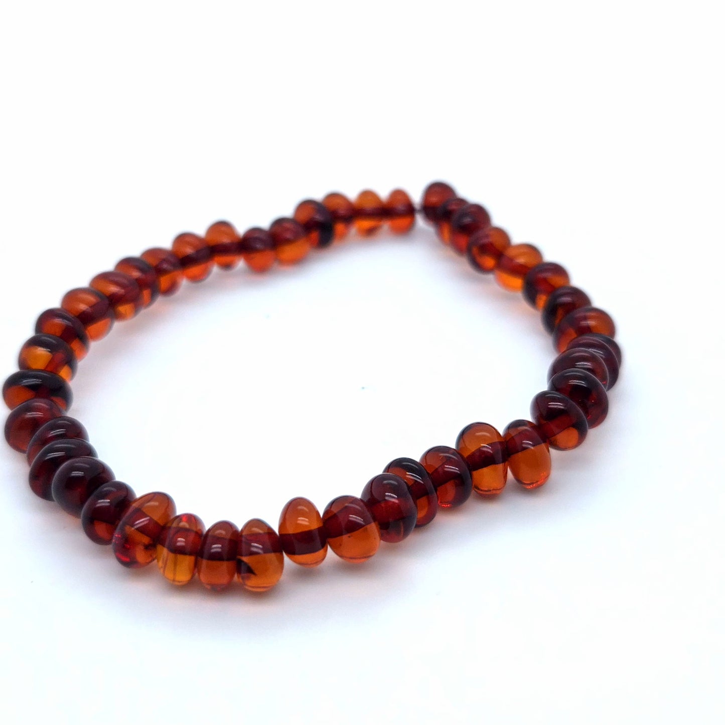 Natur-Schmuck: Bernstein-Armband auf elastischem Band