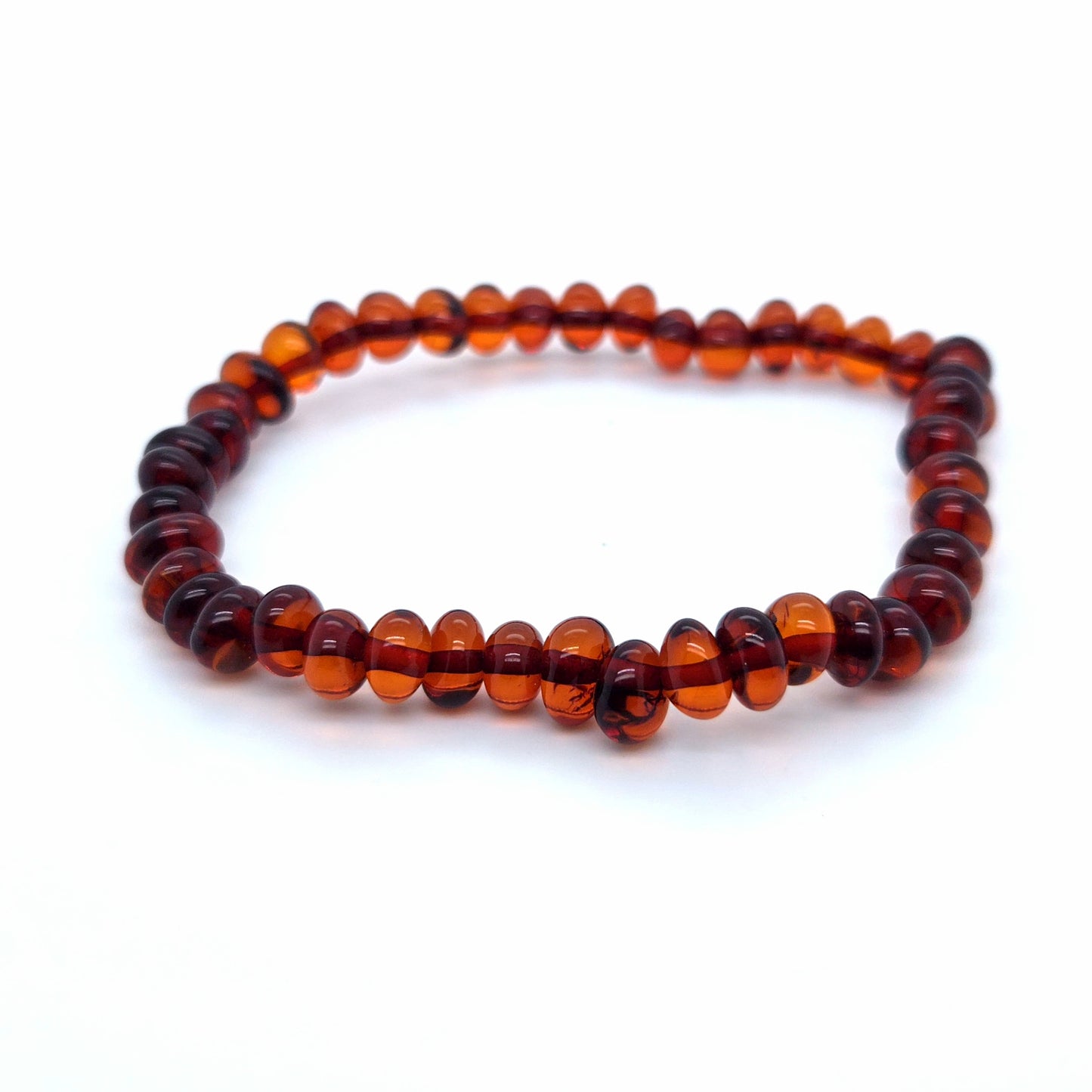Natur-Schmuck: Bernstein-Armband auf elastischem Band