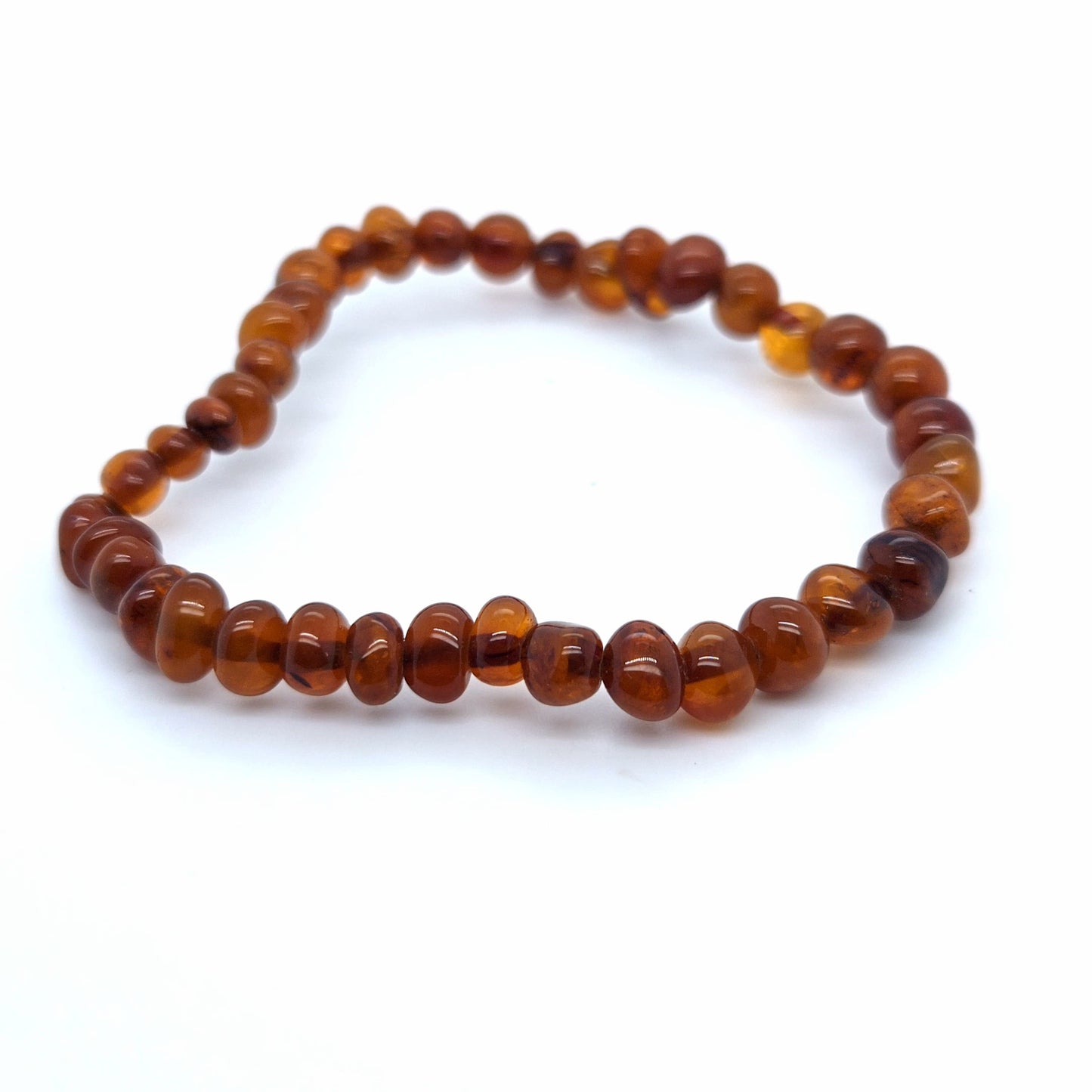 Natur-Schmuck: Bernstein-Armband auf elastischem Band