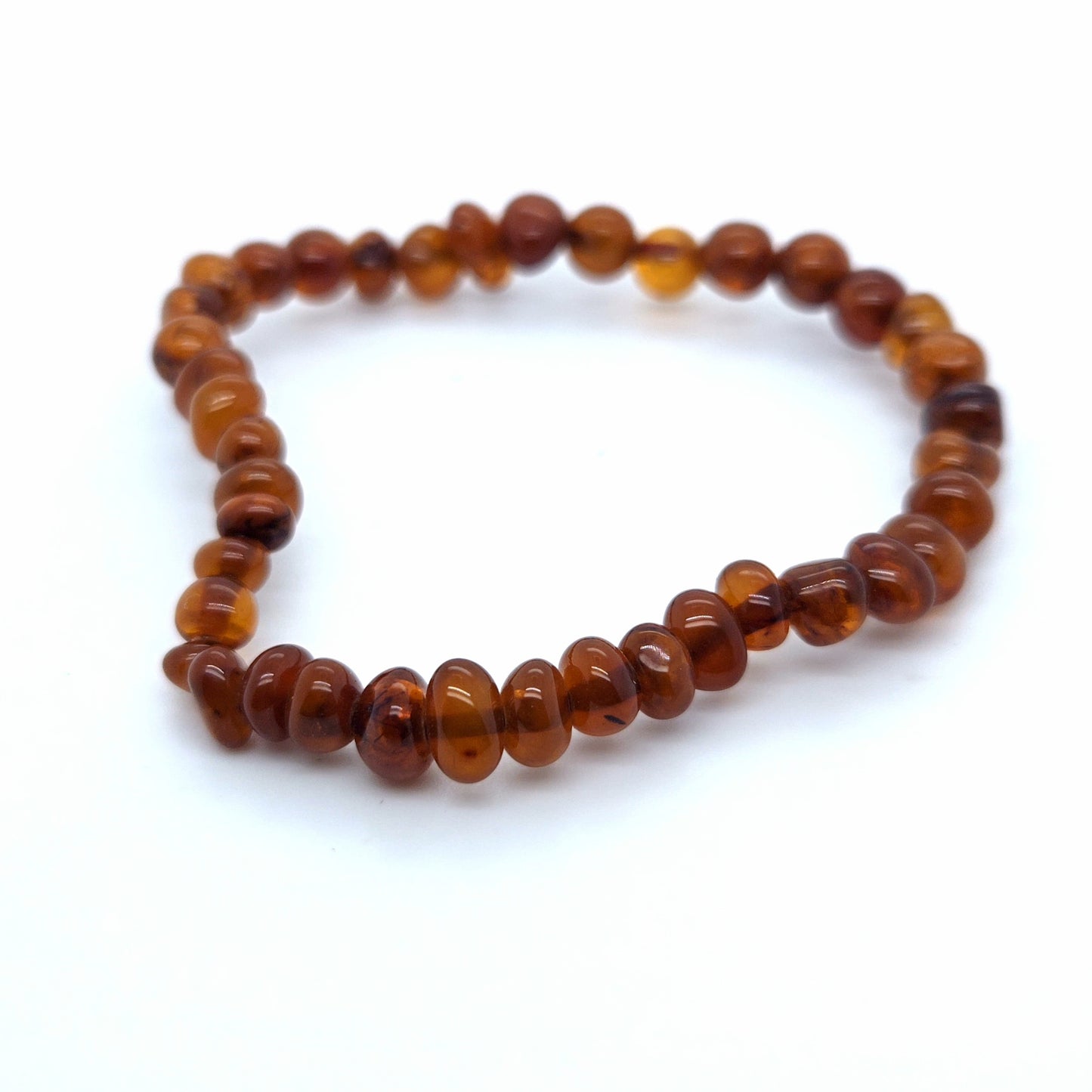 Natur-Schmuck: Bernstein-Armband auf elastischem Band