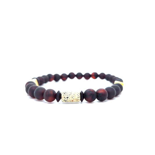 Natur-Schmuck: Bernstein-Armband auf elastischem Band