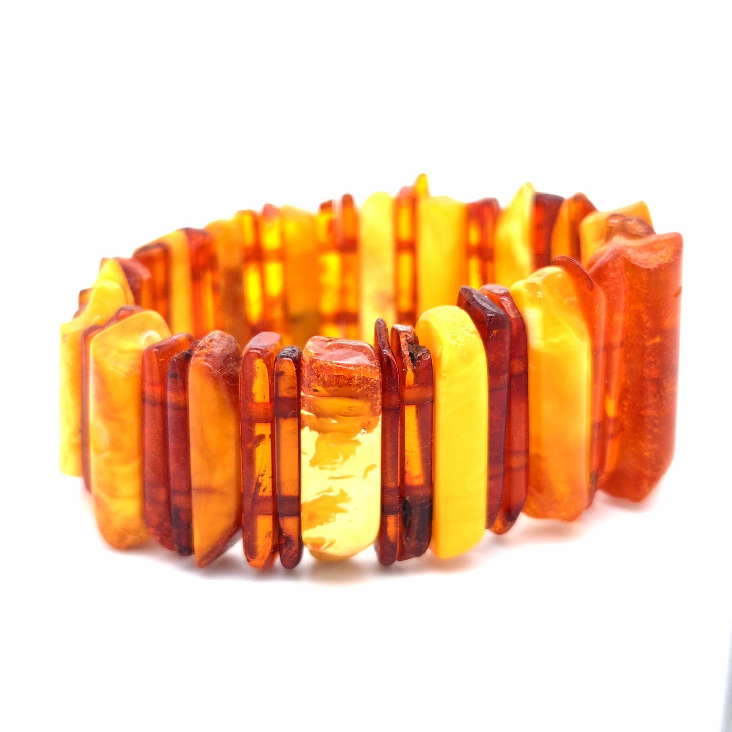 Natürlicher Edelstein Armband aus Bernstein handgearbeitet