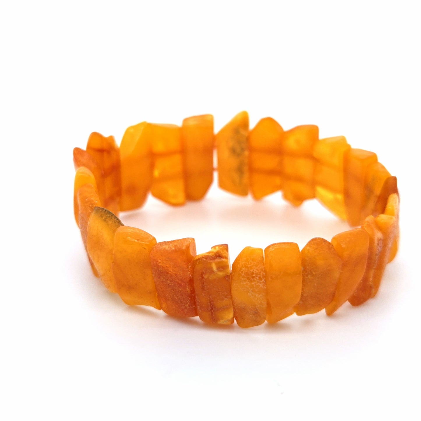 Kunstvoller Bernsteinschmuck Armband flexibel tragbar