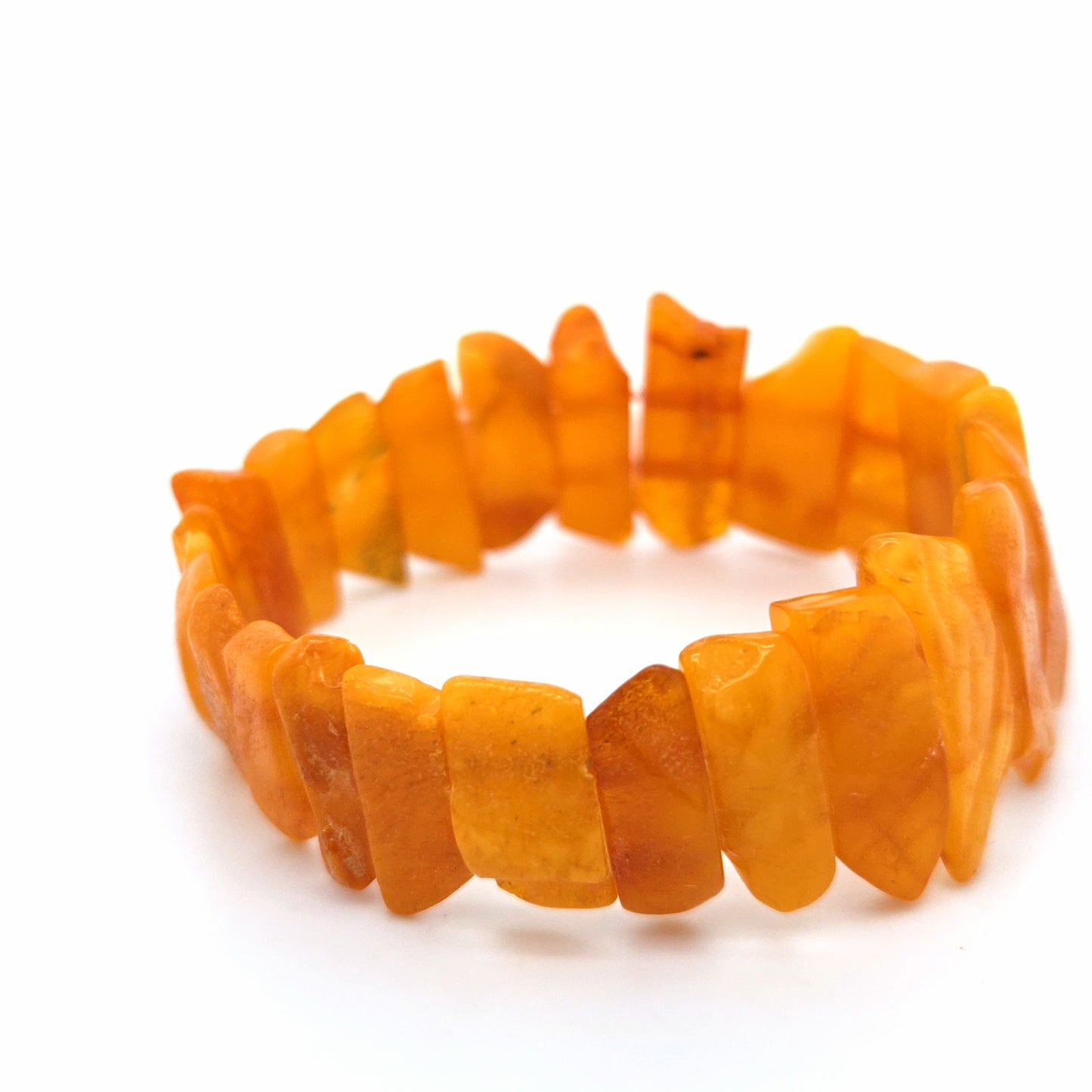 Kunstvoller Bernsteinschmuck Armband flexibel tragbar