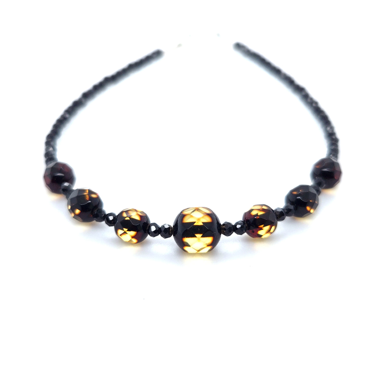 Bernstein-Spinell-Armband – Zarter, glänzender Armschmuck mit sicherem Karabinerverschluss